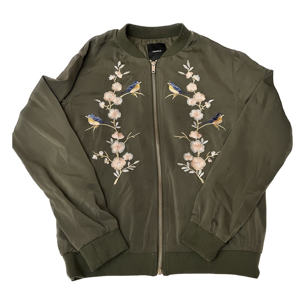 Forever 21 Embroidered Jacket (S)